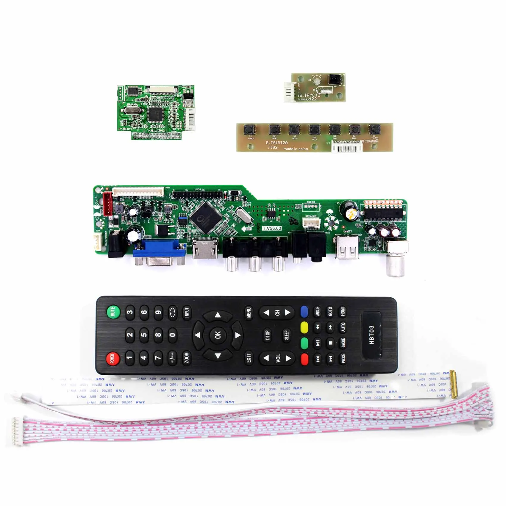ЖК-экран 15 6 дюйма IPS B156HAN01.2 1920X1080 дисплей с HD MI VGA AV USB RF плата контроллера ЖК-дисплея