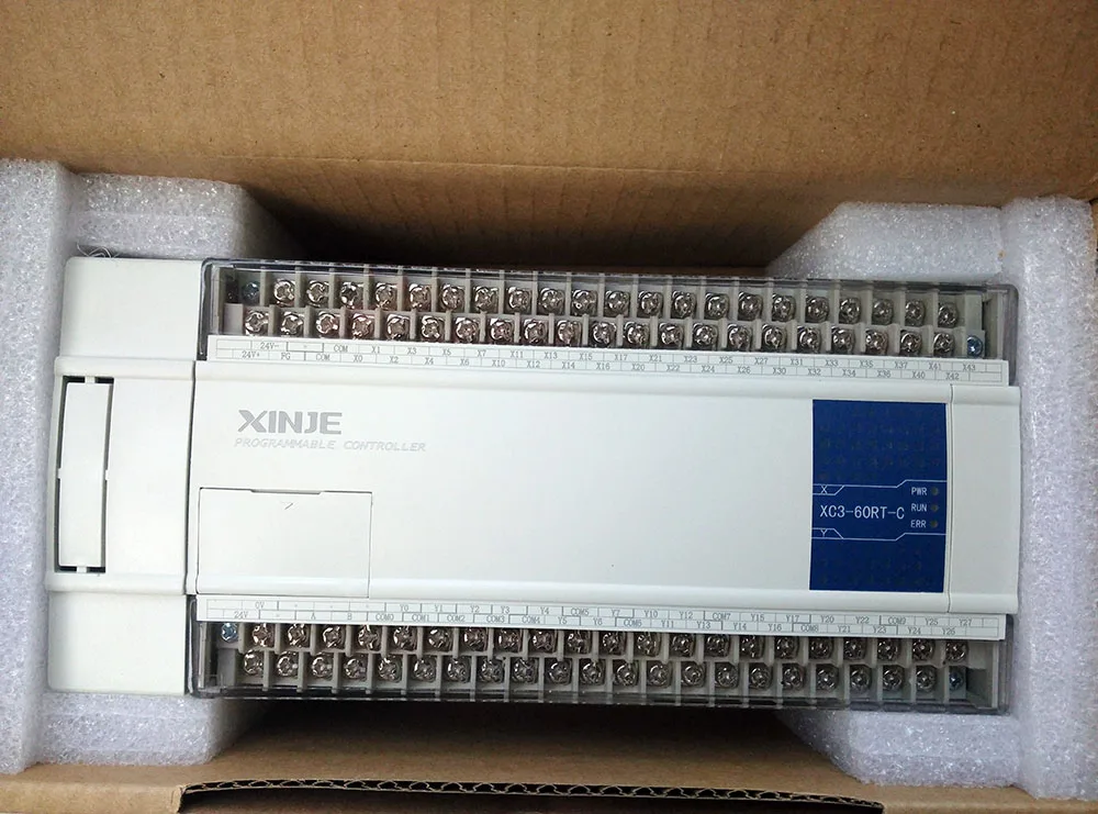 Новый оригинальный 36 точка NPN вход 24 Реле/Транзисторный выход XC3-60RT-C XINJE ПЛК DC24V 3COM
