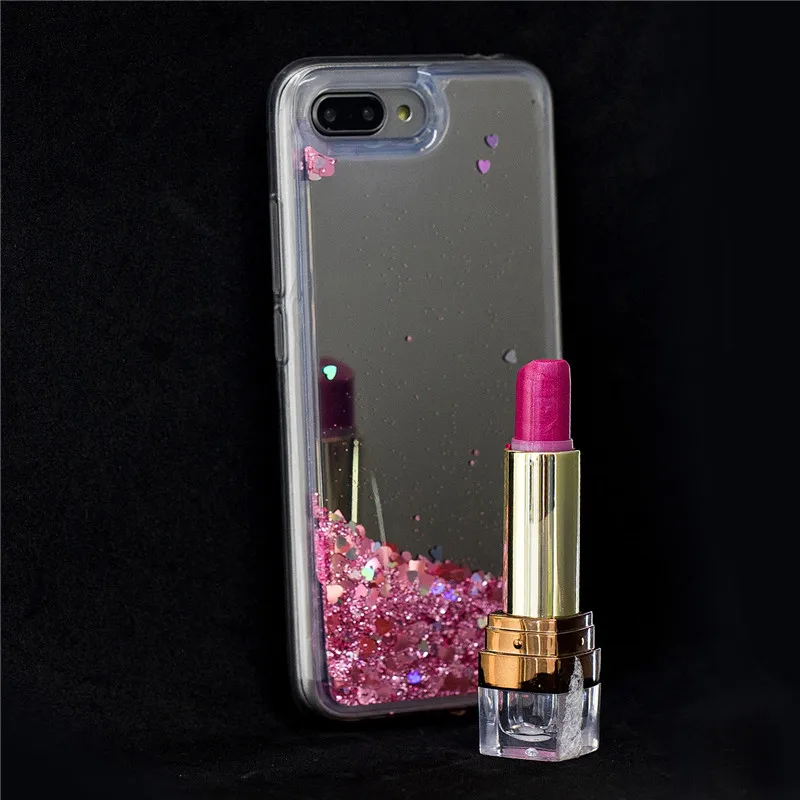 For Fundas Huawei Honor 10 Case Luxury Glitter Liquid Dynamic Soft Silicone Cases Honor10 Transparent Covers |