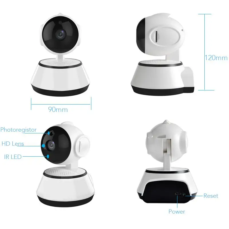 Беспроводная мини камера с Wi Fi ip 720 P беспроводная аудио запись наблюдение детский
