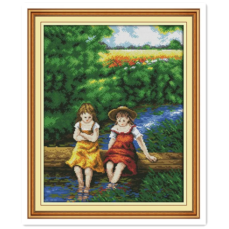 Детский друг DMC Вышивка крестиком ткань вышивка наборы китайские счетные узоров