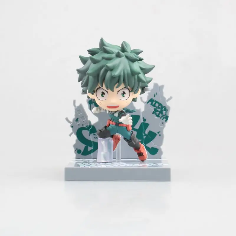 Аниме My Hero academic Kyun Chara Izuku Midoriya Bakugou Katsuki Todoroki Shoto Q версия ПВХ фигурка Коллекционная