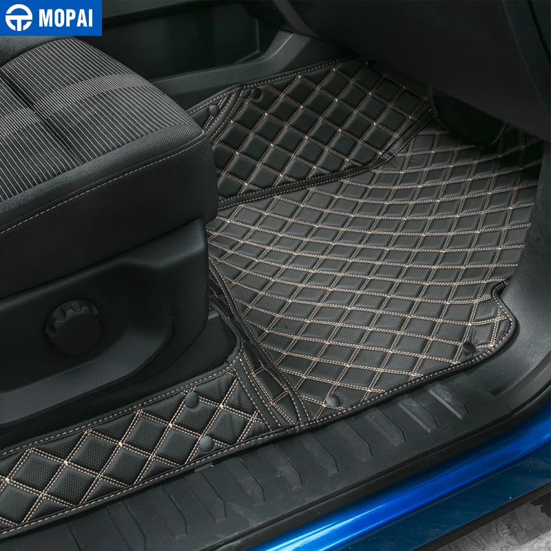 Аксессуары для салона автомобиля MOPAI кожаные напольные коврики накладки ног