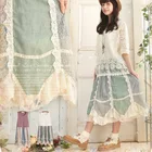 Женское платье без рукавов Mori Girl, милое хлопковое лоскутное платье с кружевом и вышивкой, A230, весна-осень