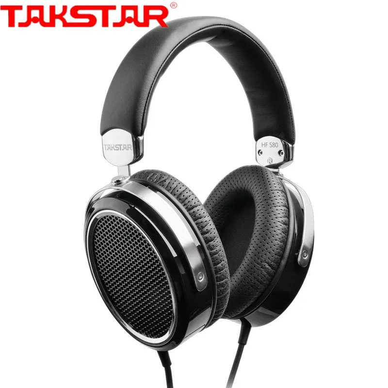 Takstar HF 580/HF580 Hi-Fi Плоские наушники ультра-большая плоская диафрагма с низким искажением Мощный НЧ полный СЧ прозрачный ВЧ музыка