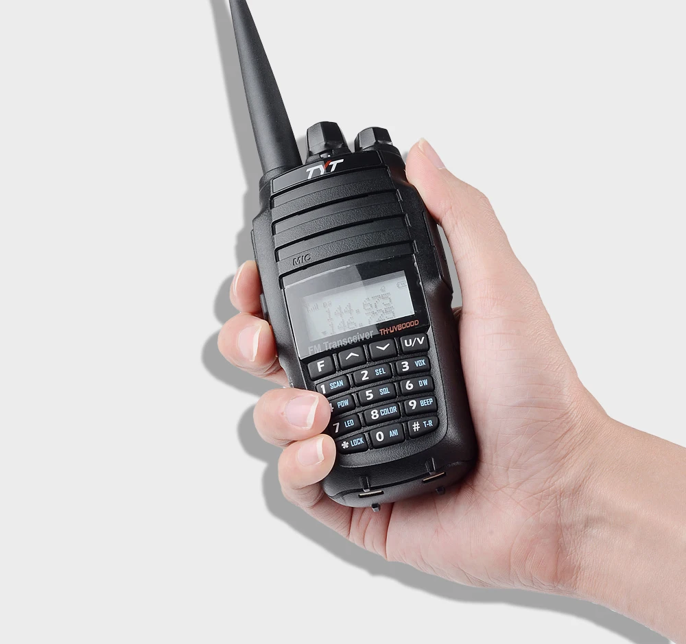 2 шт. TYT TH-UV8000D рация 10 км Двухдиапазонная VHF UHF 10 Вт Радио 10 км 3600 мАч функция перекрестного ретранслятора TH UV800D 8000E