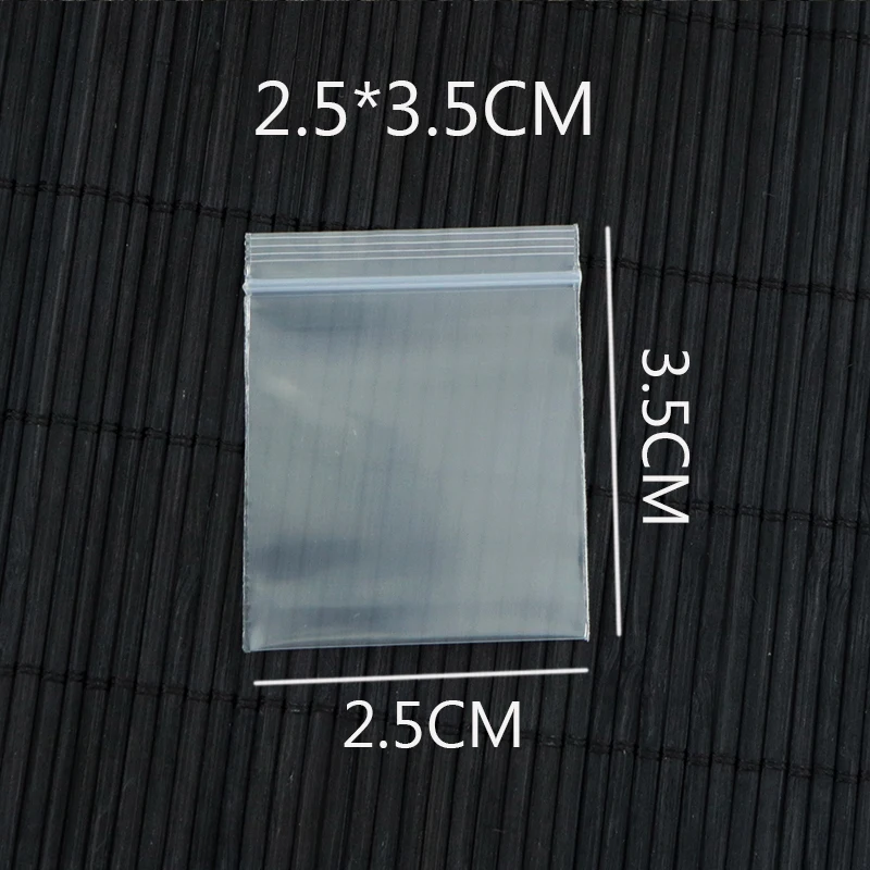 Маленькие пластиковые пакеты размеры 2 5x3 5 см (0 98x1 37 дюйма) | Украшения и