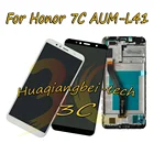 Дисплей с тачскрином для Huawei Honor 7C, 5,7 дюйма, белыйчерныйзолотой, AUM-L41 тестирование