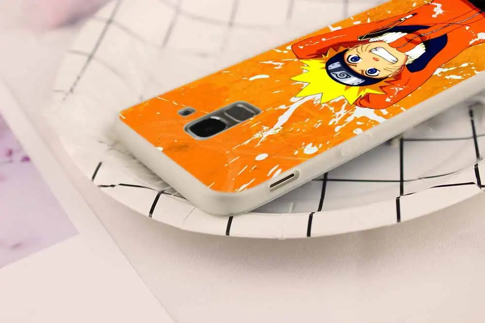 Ботинки в стиле аниме «Naruto Akatsuki дизайн для чехол для телефона samsung Galaxy j6 J8 J7 J5 J3 J4 Plus J610 Prime Мягкий силиконовый чехол