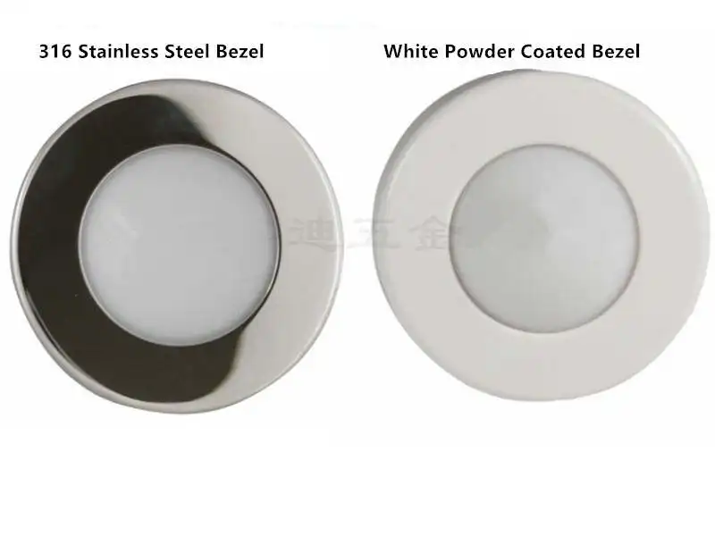 

12V LED Hardtop потолочный светильник 3 "белый красный/белый синий/белый триколор морской RV