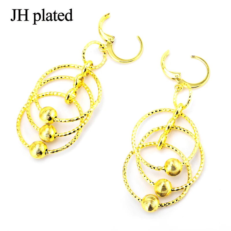Круглые африканские серьги JHplated для женщин/девушек ювелирные изделия из Эритреи