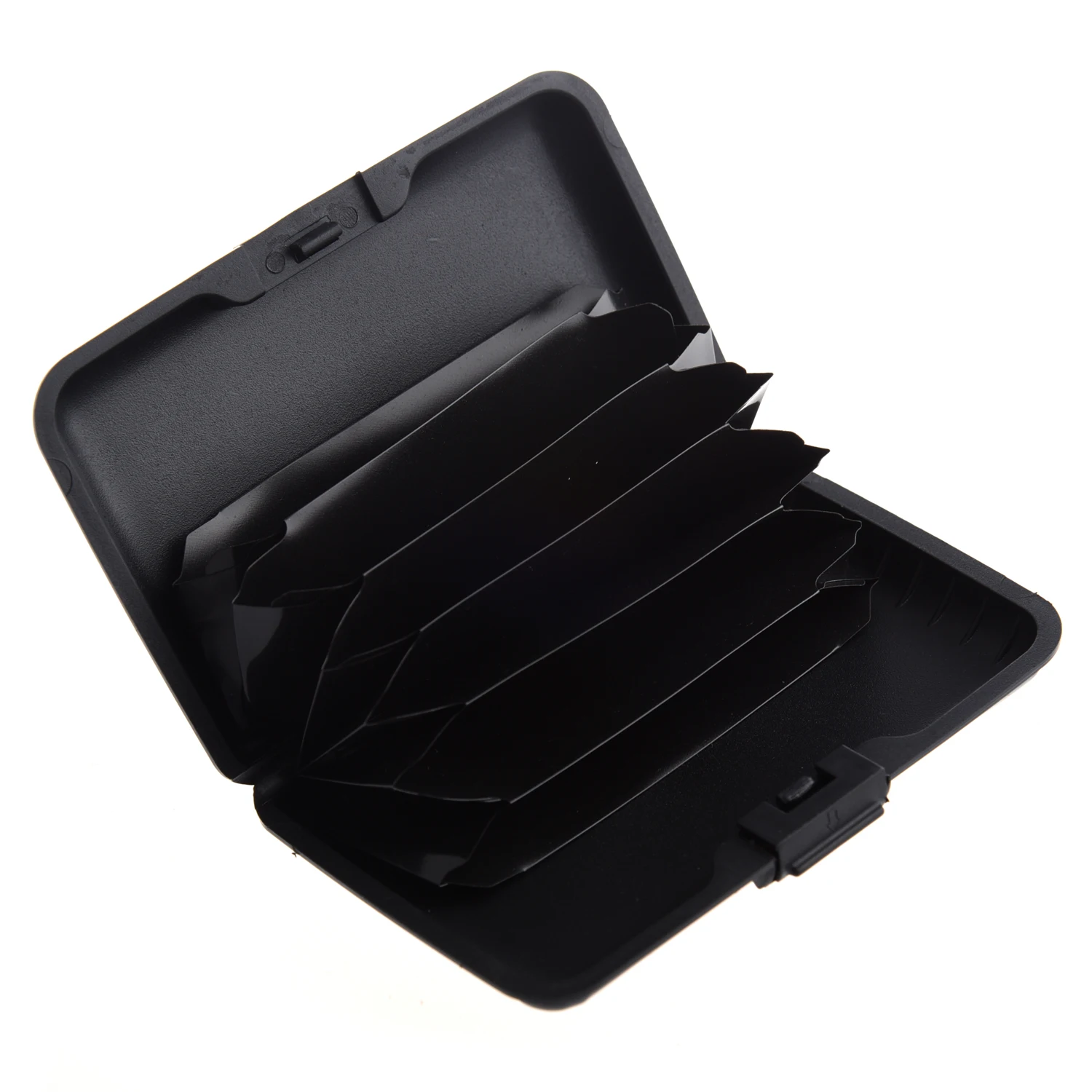 Business Id Credit Card Holder Wallet Aluminum Metal Case Box-Black | Багаж и сумки