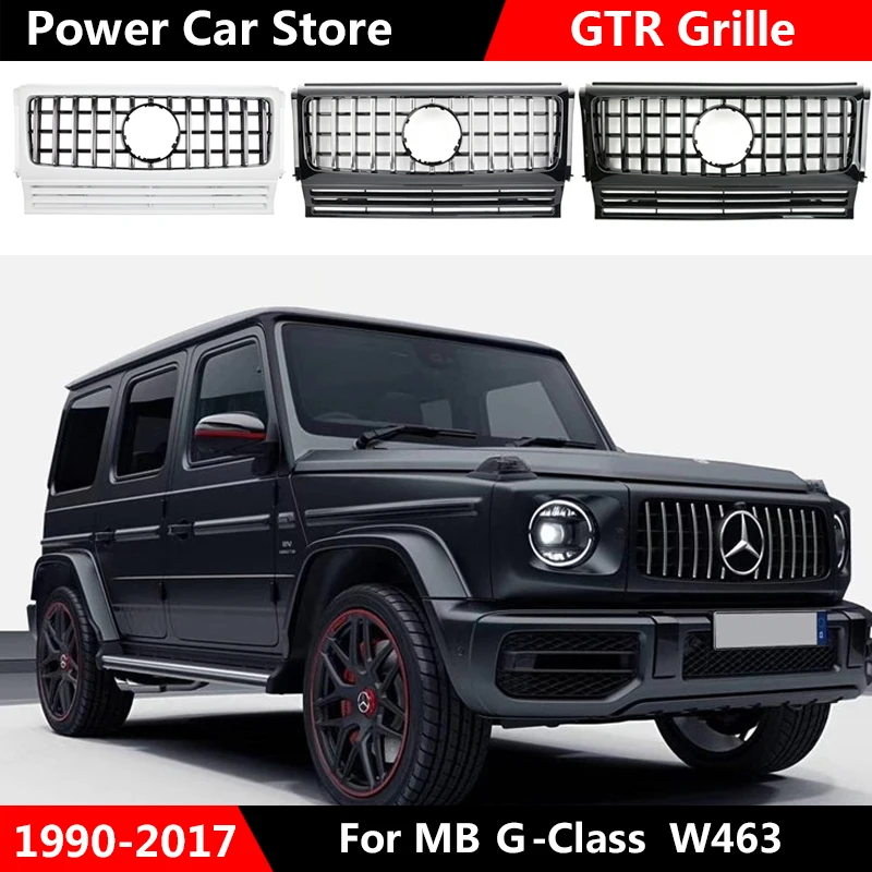 Новинка W463 GTR GT R Стиль передний гриль гонки решетка для Mercedes Benz Facelift G550 G500 G350 G55 G63