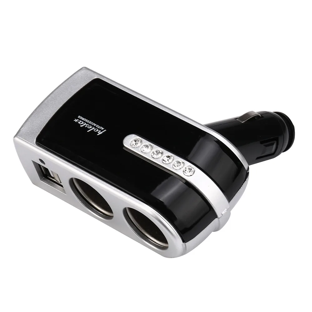 CARPRIE Универсальный 12 V-24 V адаптер прикуривателя USB Автомобильное зарядное устройство двойной USB Автомобильное зарядное устройство