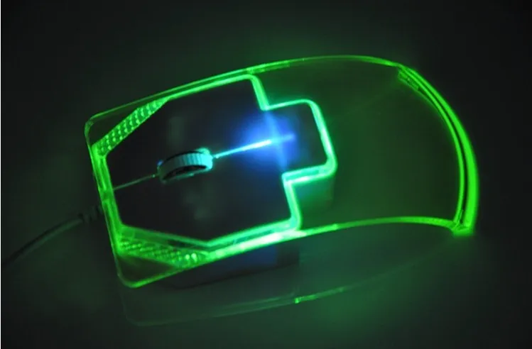 Супер мило прозрачным люминесцентные курсор мыши форма Четыре вида цвета +