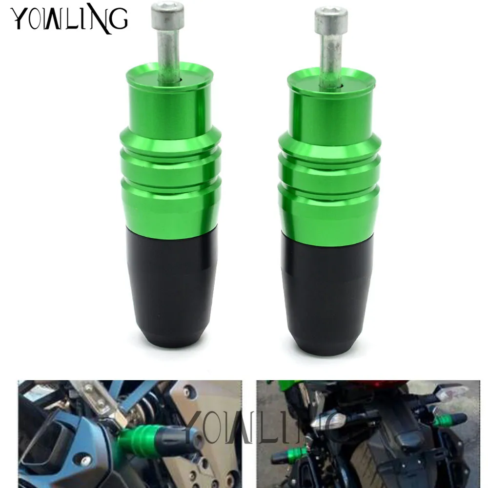 

for kawasaki ninja z800 z900 z250 z300 z250 300 Motorcycle Frame Slider Crash Engine protect Exhaust Slider Crash Pad Protector