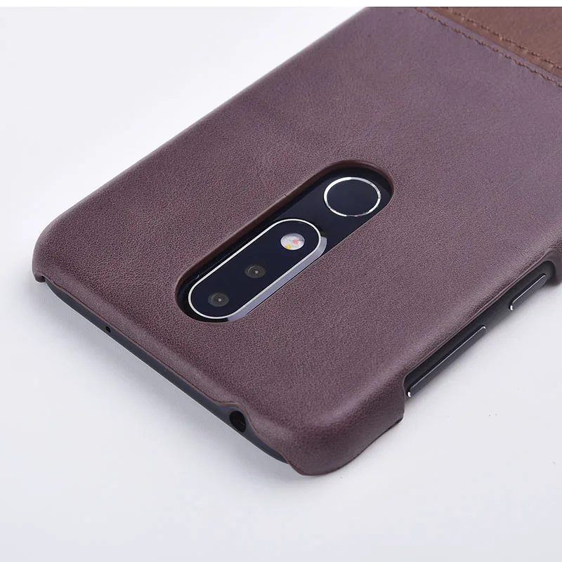 Для Nokia X6 2018 чехол 5 8 дюйма из натуральной кожи жесткий для X 6 TA-1099 | Мобильные