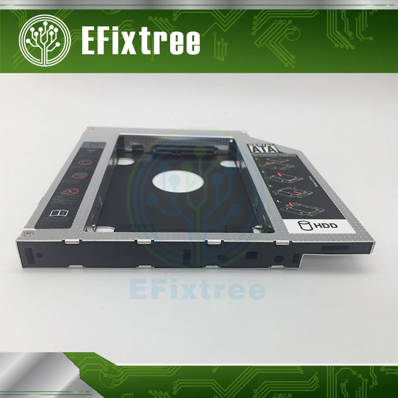 Новый переходник для жесткого диска 12 7 мм 2nd SATA к HDD SSD Caddy Для iMac 27 конец