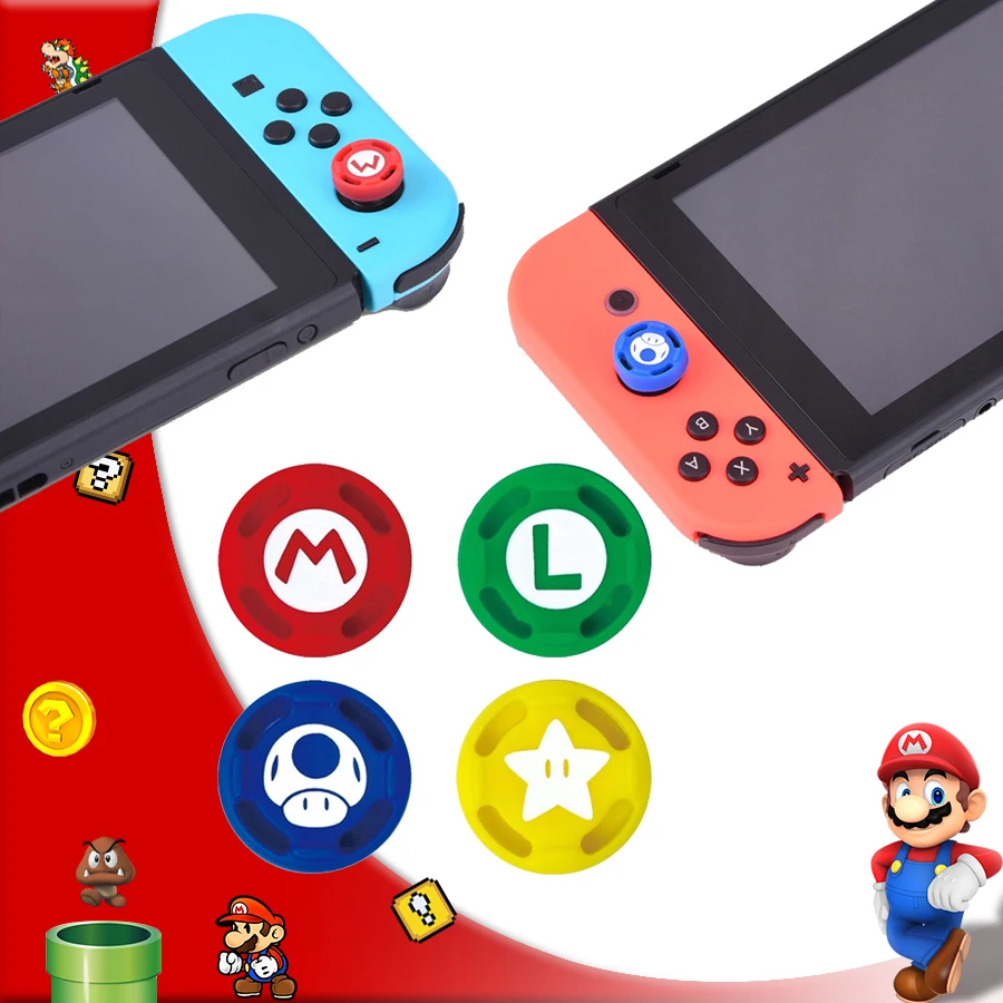 Интимные аксессуары для nintendo Switch 4 шт. 3D крышка s защитная накладка геймпад