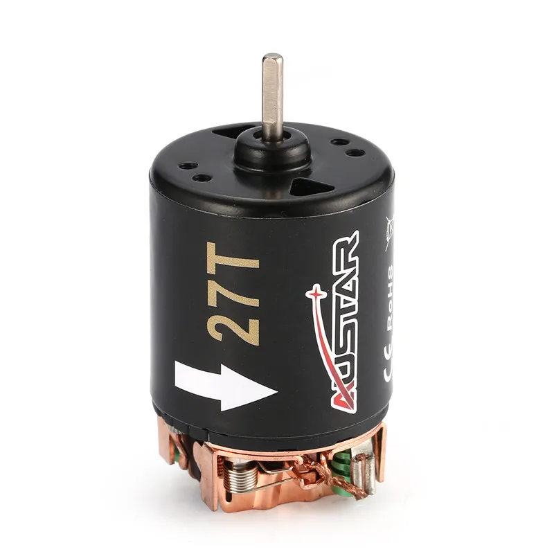540 27T AUSTAR 540 21 T/27 T/35 T/45 T/55 T матовый мотор для 1/10 на дороге Дрифт-тур RC пульт дистанционного управления автозапчасти аксессуары - Цвет: 540 27T