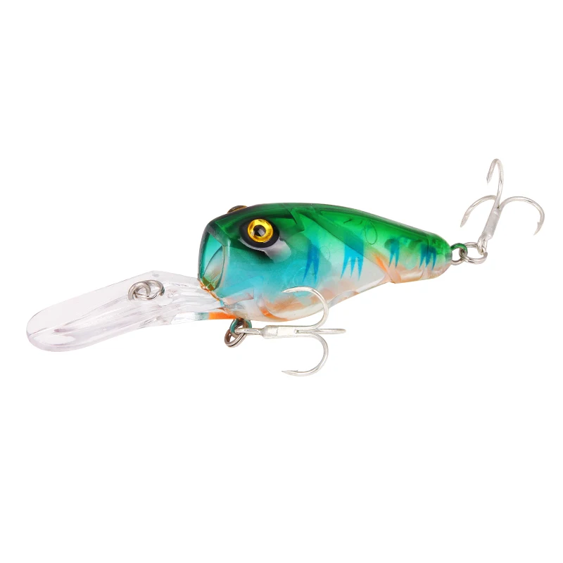 HAODIAOZHE 1 шт. Crankbait рыболовная Кривошип твердый воблер искусственные приманки isca 9