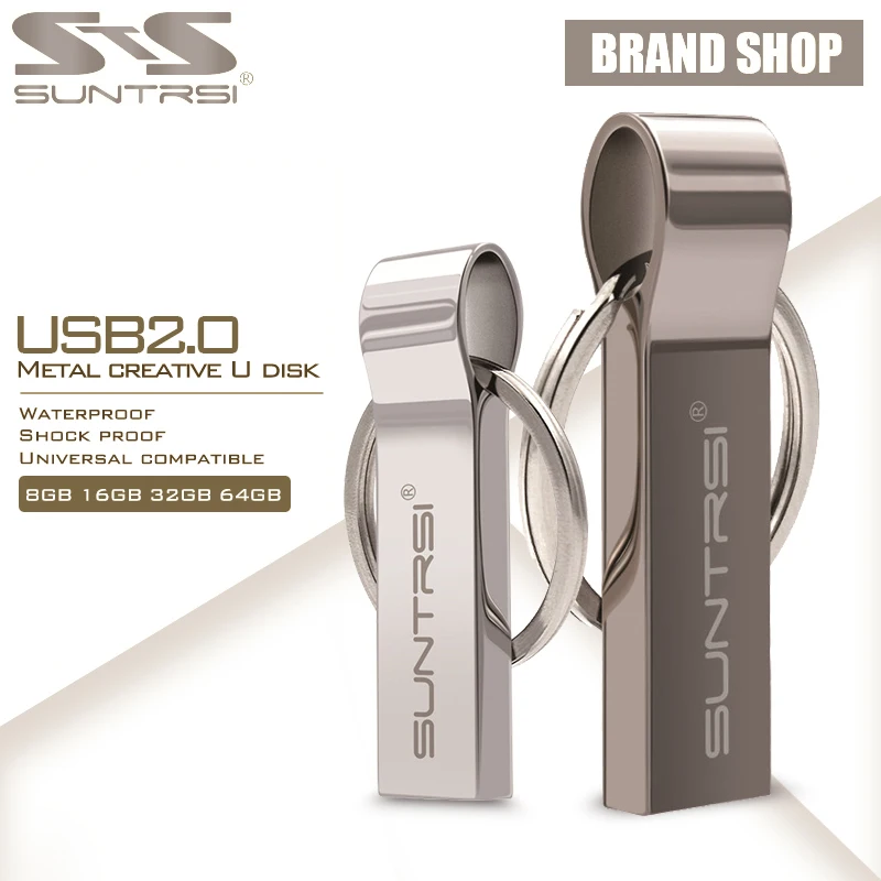 USB флеш-накопитель Suntrsi 64 ГБ металлическая ручка-флешка 32 флешка высокоскоростные