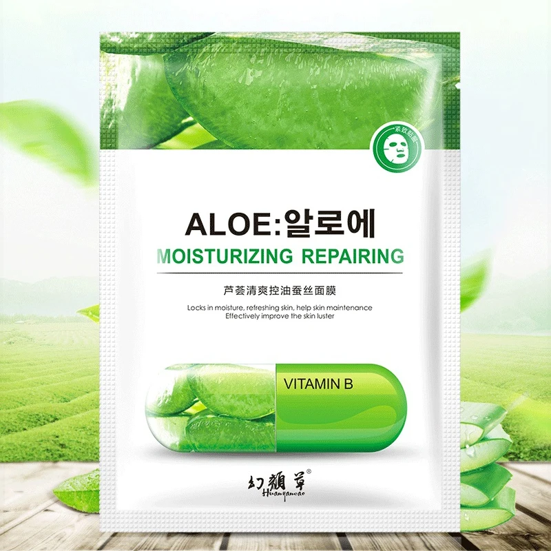5 шт. завод маска для лица шелковая Уход за кожей с витаминами