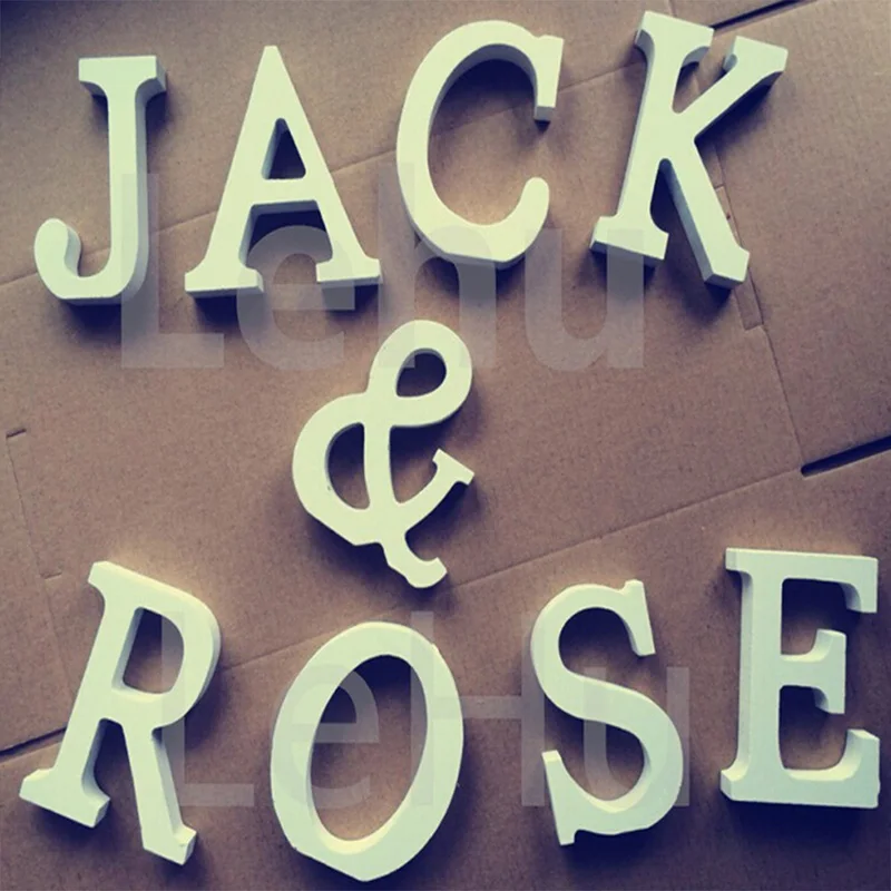 Искусственные деревянные буквы алфавита свободно стоящие Свадебные вечеринки