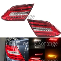 led tail light for mercedes benz w204 2011 2013 for c200 pcled car styling taillight rear bumper lamp with drlreversebrake