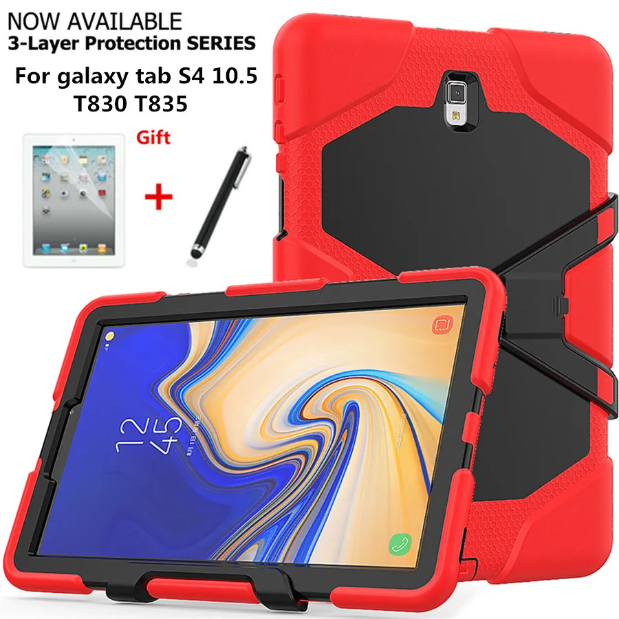 Для Samsung Galaxy Tab S4 9. 0 T830 T835 T837 тяжелый Гибридный армированный чехол из твердого