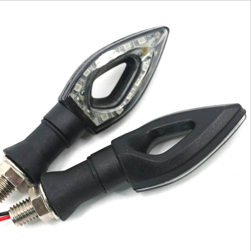 Undoeve 2pcs Motorcycle LED Indicators Turn Signal Light Blinker Marker for Yamaha R1 R6 FZ6 FZ1 FZ FJR Fazer XT WR TT-R |