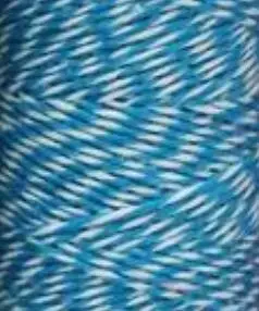 blue Низкие! веревка из натурального хлопка 4ply(100 ярдов) 1 шт. тонкие Bakers шпагат цвет веревка для выпечки Аква мята золото хлопковая нить цвет - Цвет: blue