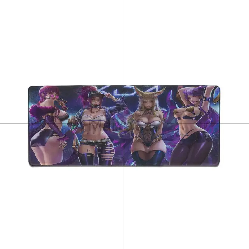Резиновый игровой коврик для мыши Maiyaca League of Legends virtual girl band K DA KaiSa2 Настольный