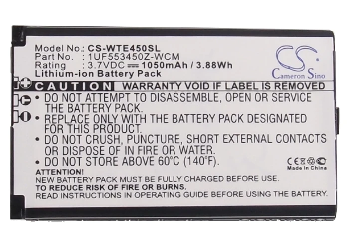 Cameron Sino 1050mAh батарея для бамбуковых CTH 470K DE батареи WACOM 470.CTH 470S 670 670S DE|Батареи MP3/MP4