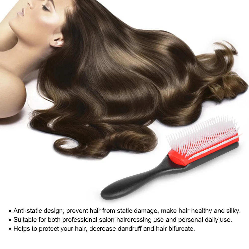 1 шт. щетка для волос с ручкой Массажная головы Антистатическая расческа мягкая