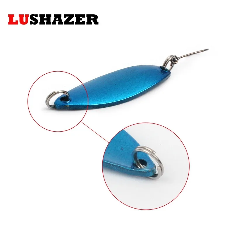 3.8cm2.8g металлическая Спиннер ложка рыболовная приманка peche leurre souple crank bait isca