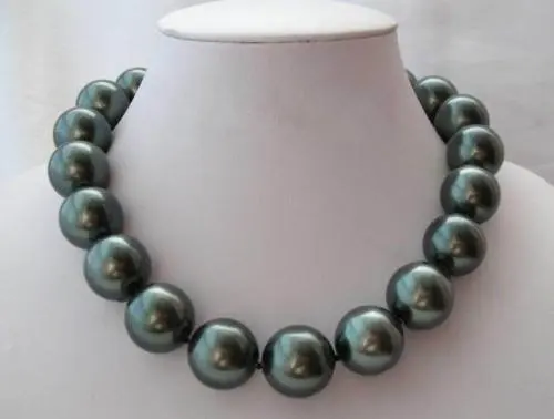 Jewellery Rare Huge 20mm south sea Black Shell Pearl Necklace AAA | Украшения и аксессуары