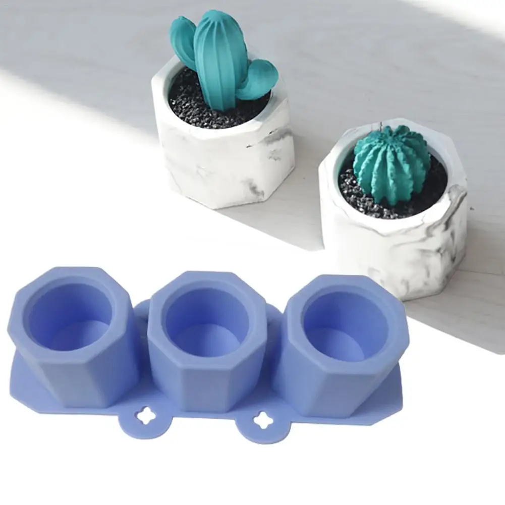 

DIY Cement Pot Making Molds Home Garden Car Decoration 3D Handmade Clay Craft Making Cement Mold Silicone Concrete Bottle Moulds