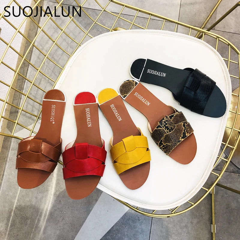 

2021 New Brand Mixed Colors Women Slipper Pllus Size 35-41 Women Summer Beach Slides Flip Flops Outdoor Flat Slipper