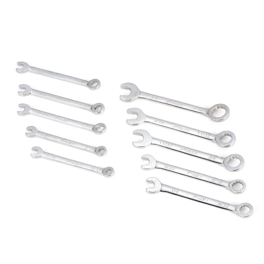 Proskit 10pcs Combination Mini Wrench Set Screwdriver Kit Repair Spanner Tool Open-end wrench Hardware | Инструменты