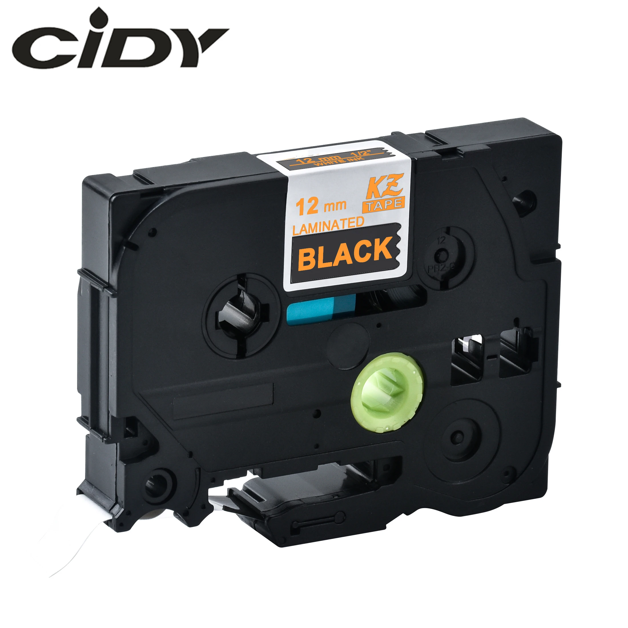 

CIDY Tze 334 Tz334 Gold on Black Laminated Compatible P touch 12mm tze-334 tz-334 tze334 Label Tape Cassette Cartridge