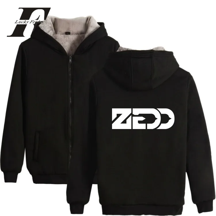 LUCKYFRIDAYF DJ Zedd электронная музыка зимнее пальто мужские толстовки с капюшоном