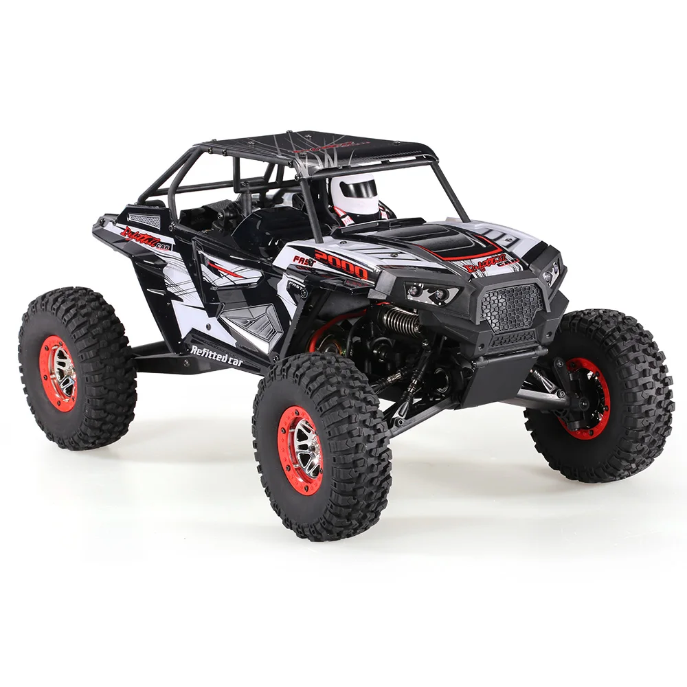 Wltoys 10428 B2 1:10 4WD 2 4G 40 км/ч гоночный Rc автомобиль Рок Гусеничный внедорожный Багги RTR