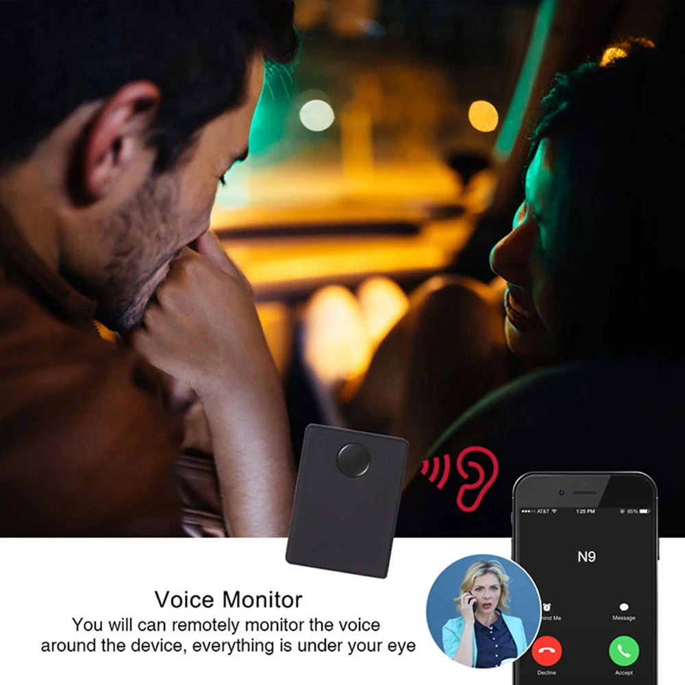 N9 GSM подслушивающее устройство в акустической сигнализации мини GSM шпионский монитор система голосового наблюдения четырехдиапазонная 2 микрофона 12-15 дней в режиме ожидания