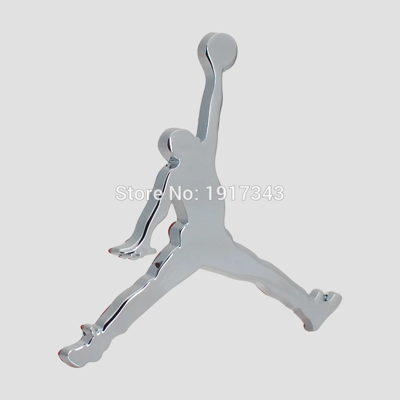 8 см х Металл 3D Иордания Jumpman Автомобиль Стикер Декор эмблема Логотип значка