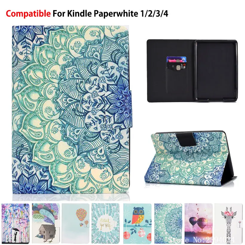 Чехол для Amazon kindle Paperwhite 1 2 3 4 чехол для funda kindle paperwhite 10-го поколения Модный чехол с принтом