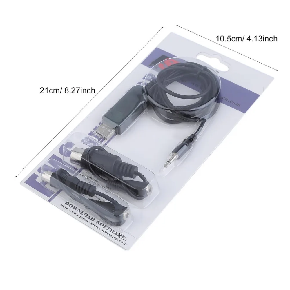 Flysky USB симулятор полета с кабелем FMS контроллер вертолета 2 4G Бесплатная