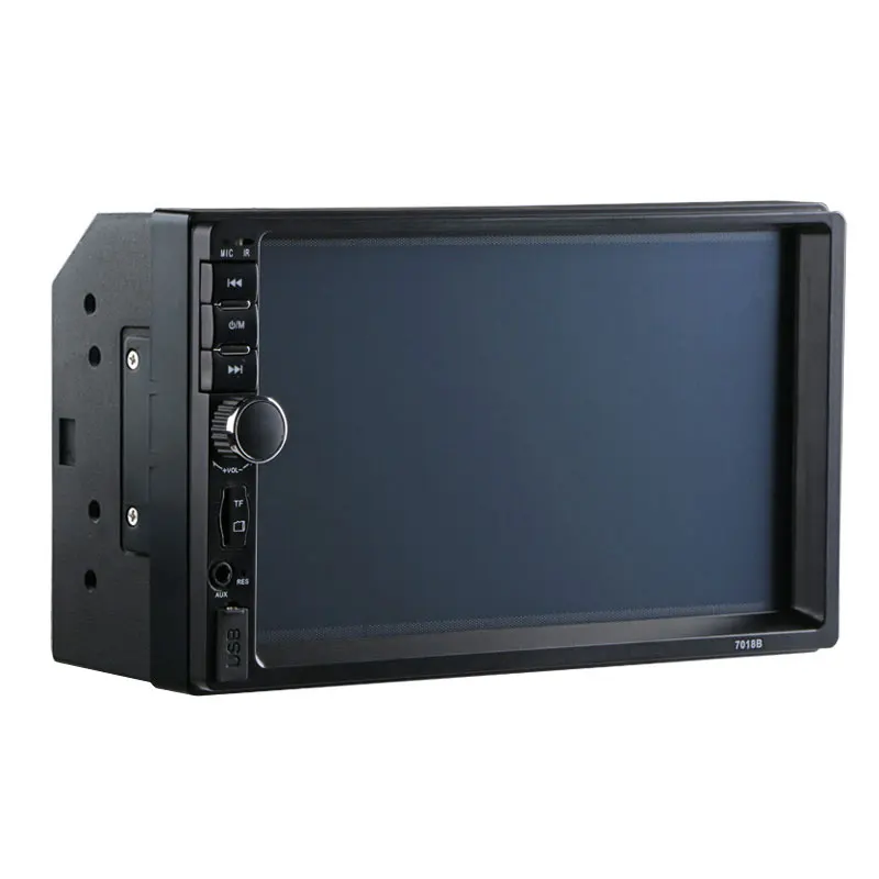 2 дин радио плеер 7'HD Bluetooth заднего вида Стерео FM MP3 MP5 мультимедиа аудио видео USB AUX
