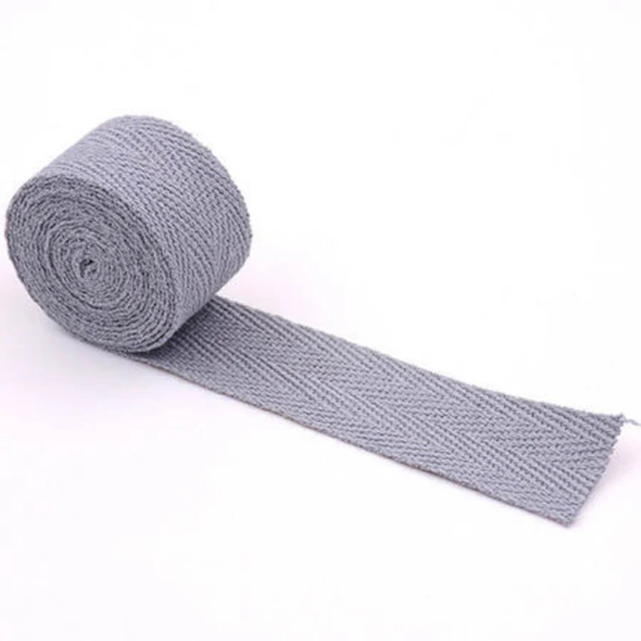light gray 10 м/лот 20 мм мягкая хлопковая оплетка тесьма резинка с тесьмой ремень лента ошейник с ремешком сумка для прогулок, рюкзак Запчасти - Цвет: light gray