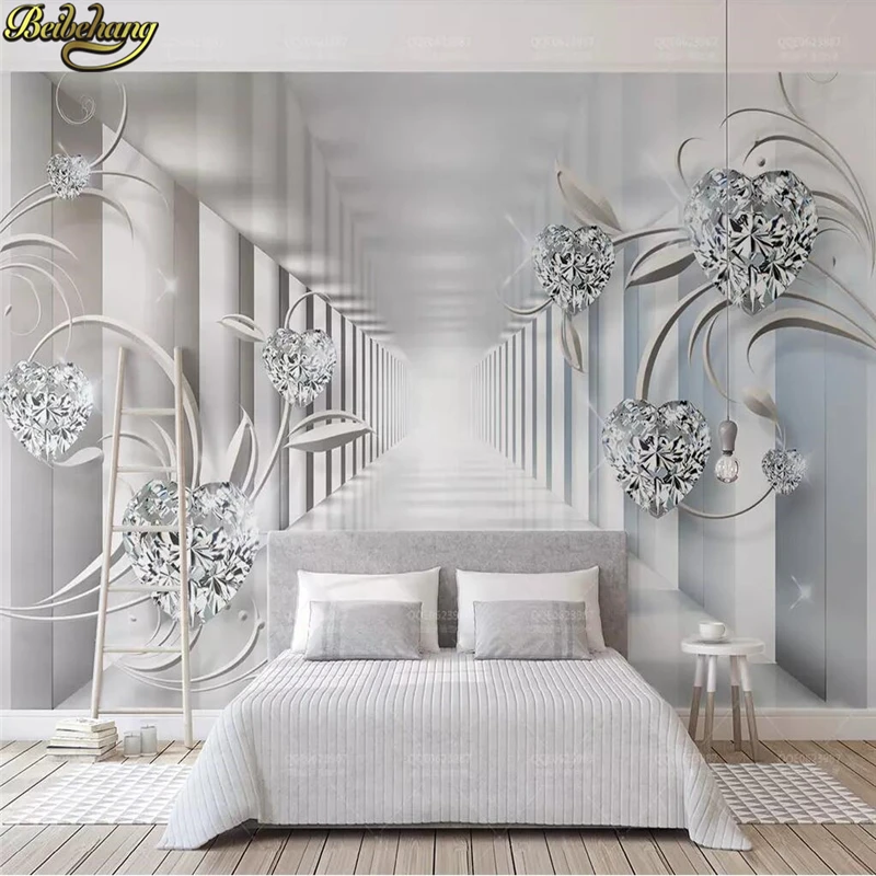 Роскошные Настенные обои beibehang 3D фотообои настенное покрытие 3d украшение для
